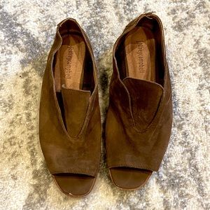 Jeffery Campbell suede slides